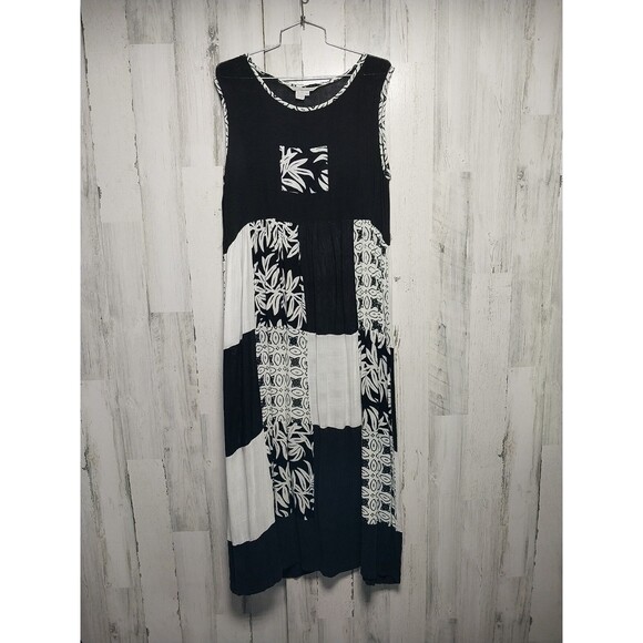 globetrotter Dresses & Skirts - Globetrotter Women's Large Sleeveless Handmade Dress Patchwork Boho
